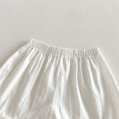 【BABY&KID】夏新作キャミチェックシャツ＆ショートパンツSK105802