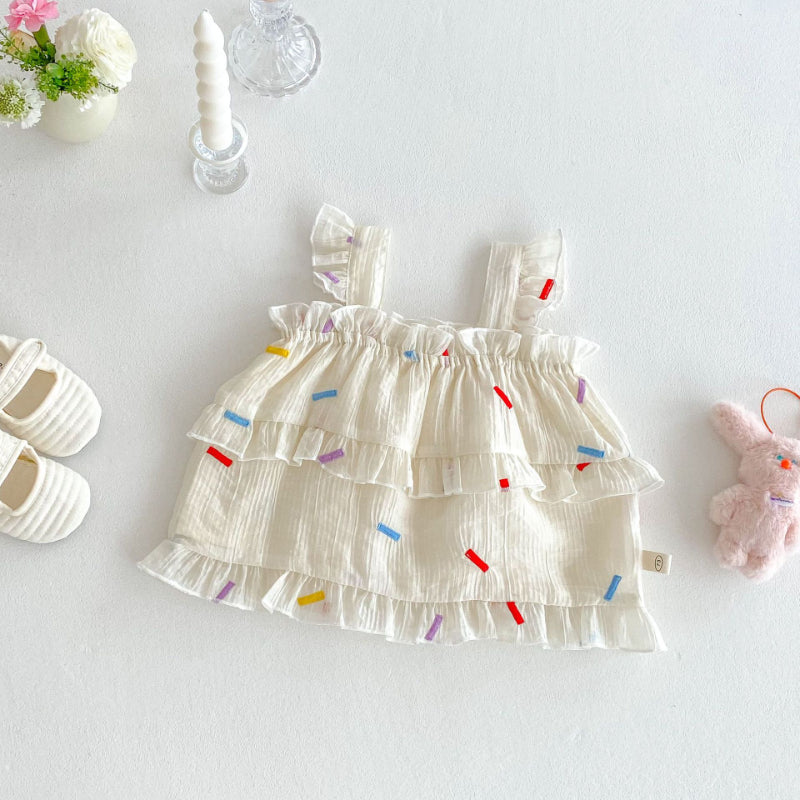 【BABY&KID】夏新作 キャミソール、無地ショートパンツSK080608