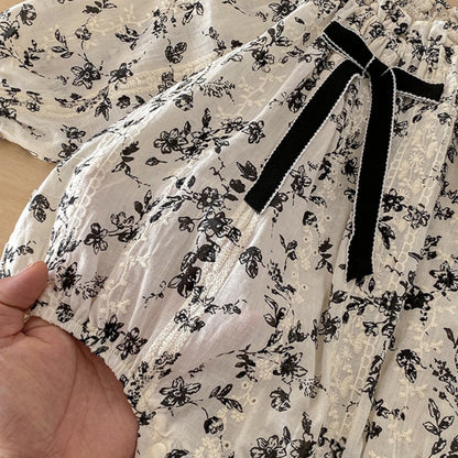 【BABY】ガーリー小花柄ロンパースSK103406