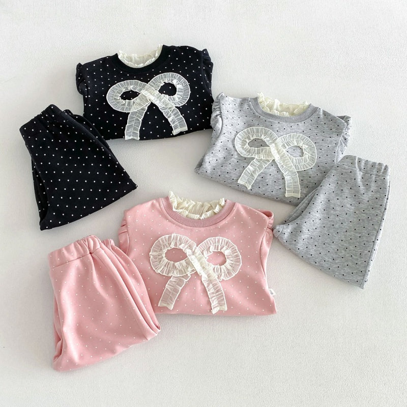【BABY&KID】ドットフリルセットアップSK106612