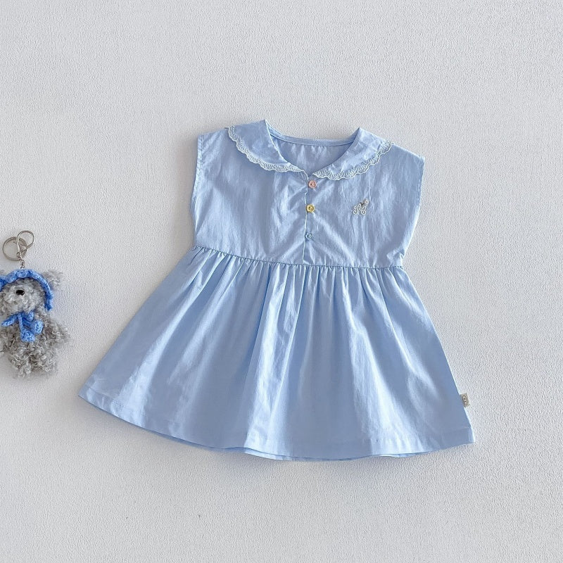 【BABY&KID】夏新作刺繍カートゥーンワンピースSK105522