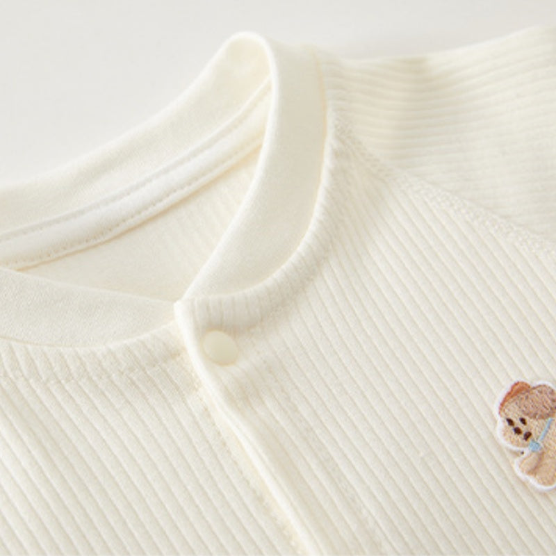 【BABY】北欧風いぬワッペンカバーオールSK102615