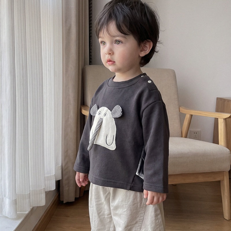 【BABY】かわいいぞうセットアップSK107811