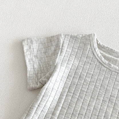 【BABY】夏新作カートゥーンサロペット＆TシャツSK104822