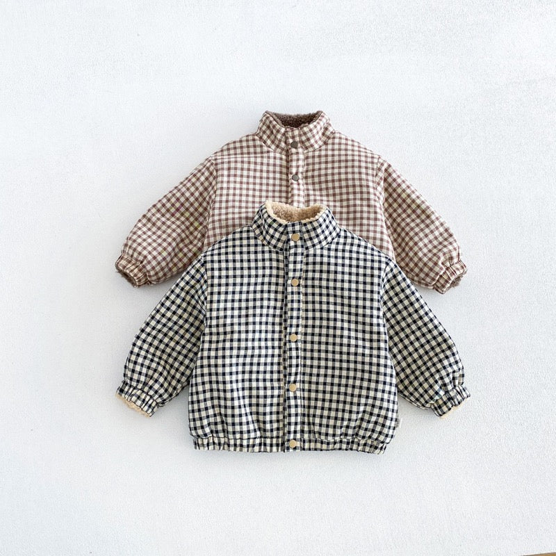 【BABY&KID】冬新作リバーシブル厚手ジャケット、折り返しパンツSK107715