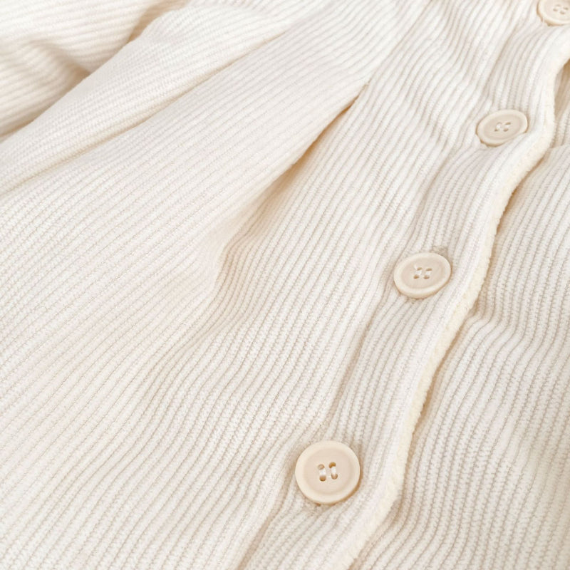 【BABY&KID】冬新作レース襟裏起毛コットンコートSK102731