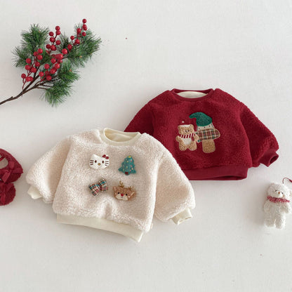 【BABY&KID】冬新作キャラ厚手トレーナーSK103033