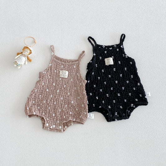 【BABY】夏新作総柄キャミロンパースSK105009