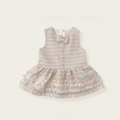 【BABY&KID】冬新作 小香風ジャンパースカート＆ニットセーターSK102427
