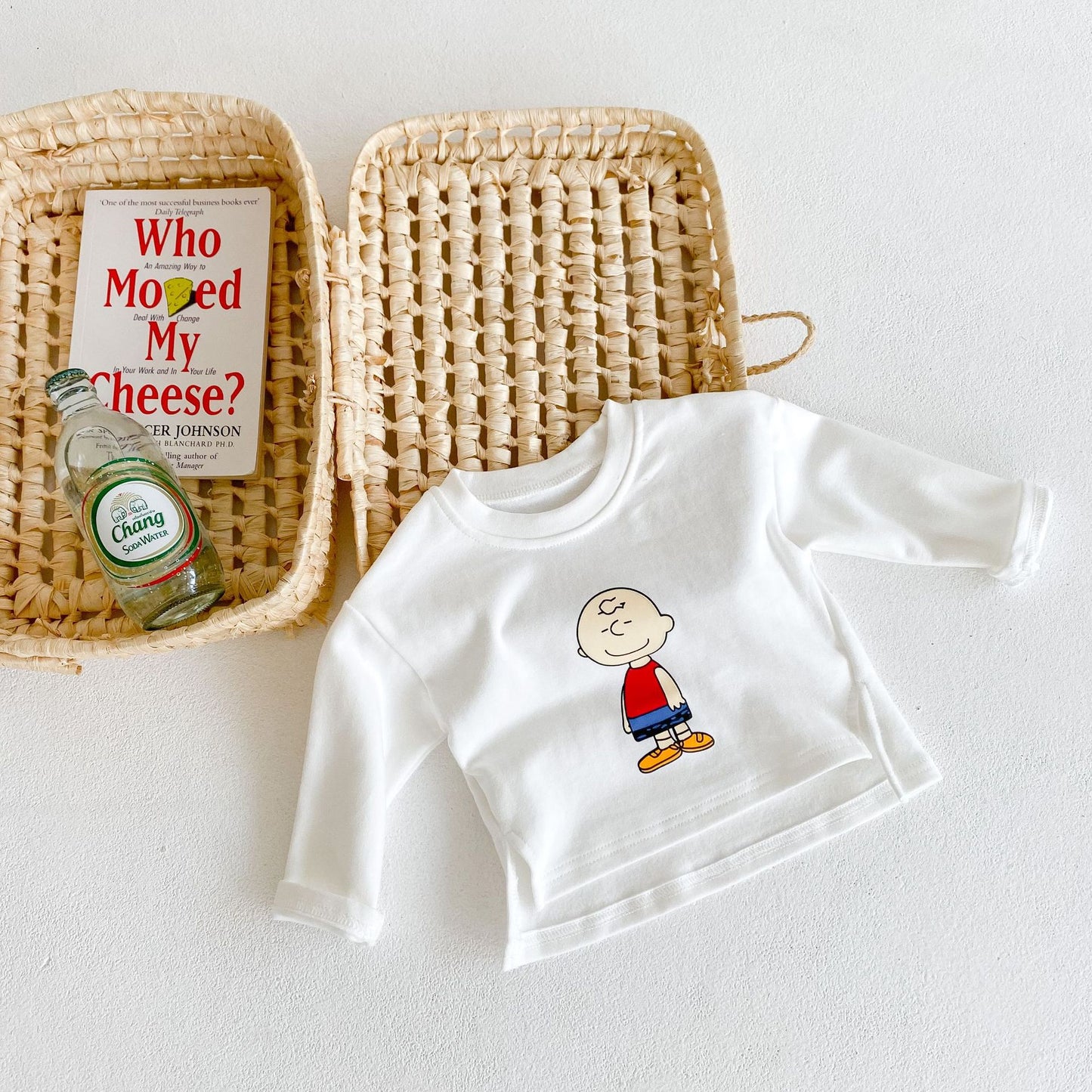 【BABY】デニムサロペロンパース＆クマ耳帽子&ＴシャツSK031801