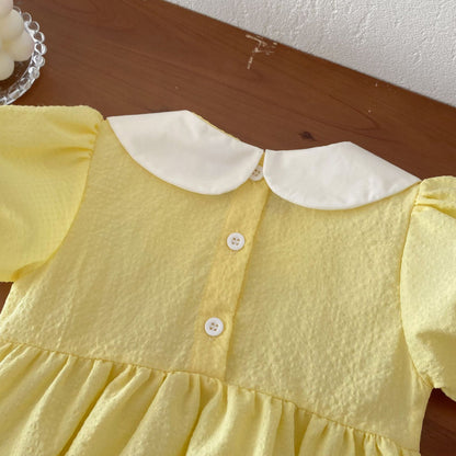 【BABY】夏新作 うさぎ刺繍ロンパースSK070108