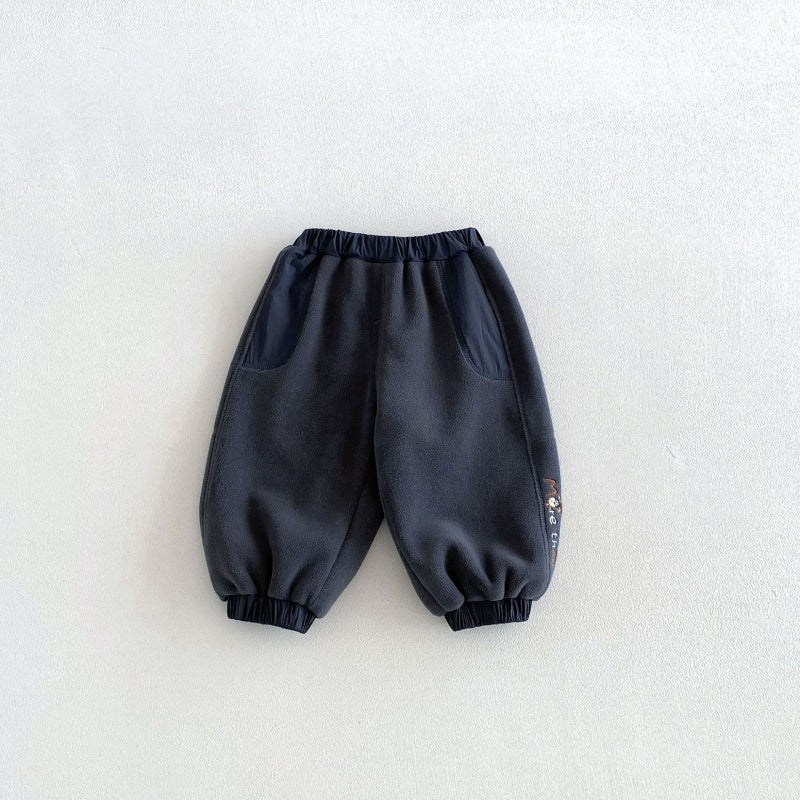 【BABY&KID】冬新作刺繍カートゥーンパンツSK108505