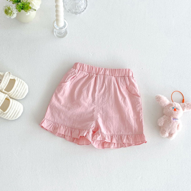 【BABY&KID】夏新作 キャミソール、無地ショートパンツSK080608