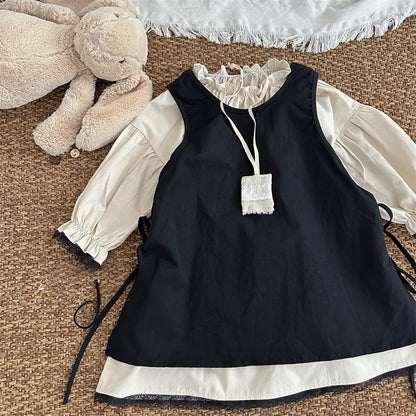 【BABY&KID】レトロレースワンピースSK101444