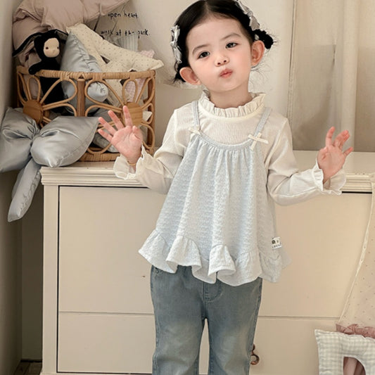 【BABY】スウィートキャミチュニック&インナートップス、デニムフレアパンツSK103421