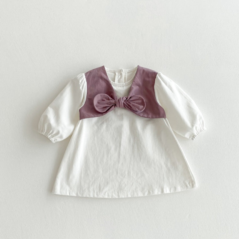 【BABY&KID】蝶結び付きワンピースSK050804