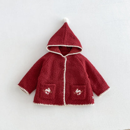【BABY&KID】うさぎ刺繍中綿ジャケット、ワンピース、ニット、パンツ、トップスSK108118
