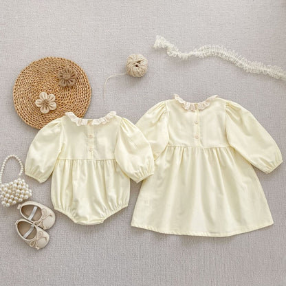 【BABY&KID】フラワー刺繍ロンパース、ワンピースSK107916