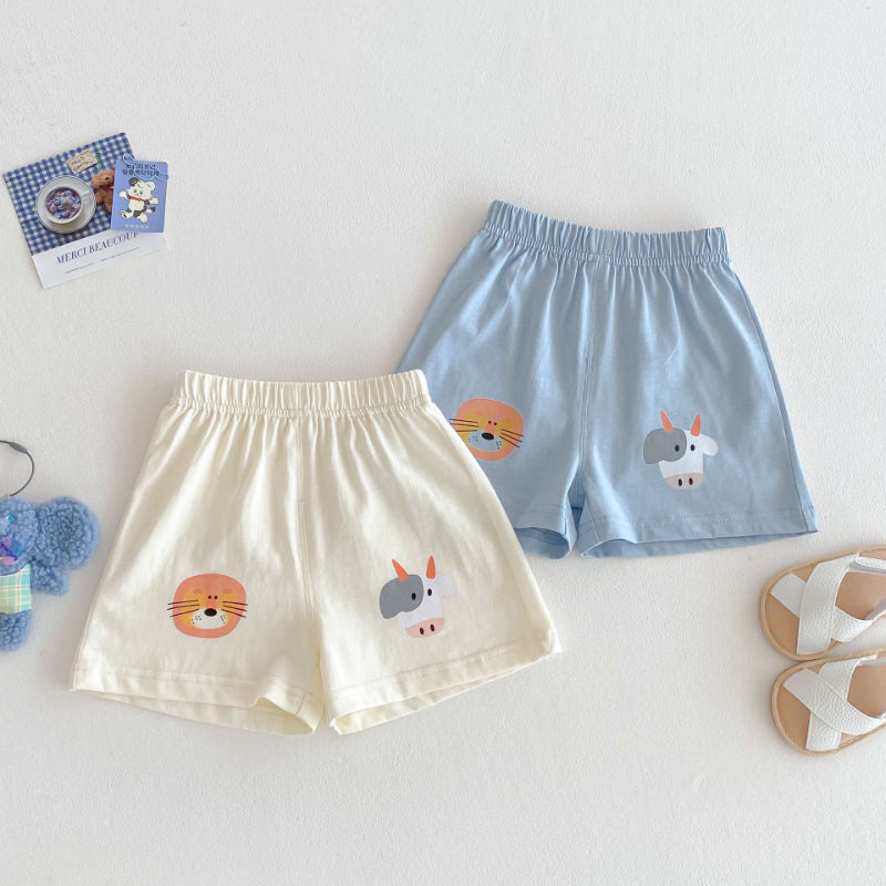 【BABY&KID】夏新作 アニマル柄ショートセットアップSK070212