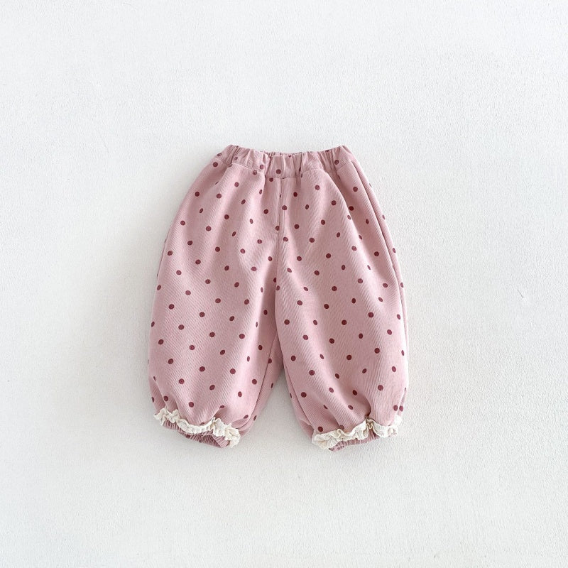 【BABY&KID】ドット小花柄パンツSK108101