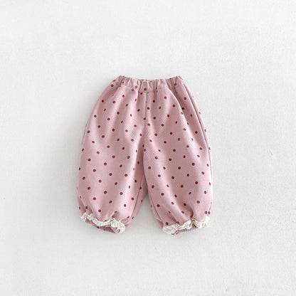 【BABY&KID】ドット小花柄パンツSK108101