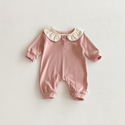 【BABY】前ボタンチュールロンパース、カバーオールSK100724