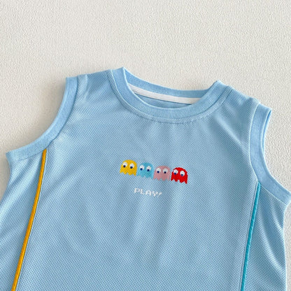 【BABY&KID】夏新作カートゥーンプリントセットアップSK105907