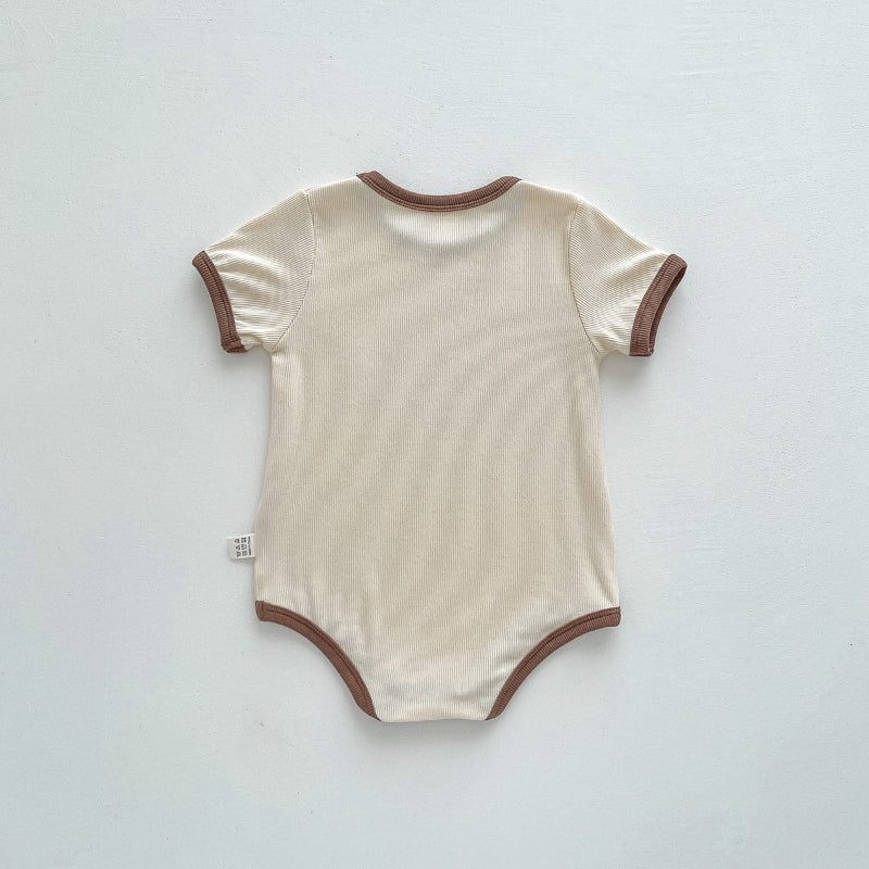 【BABY】夏新作 カートゥーンうさぎ柄ロンパースSK091323