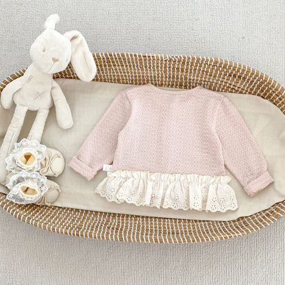 【BABY&KID】レース切り替えカーディガンSK092727