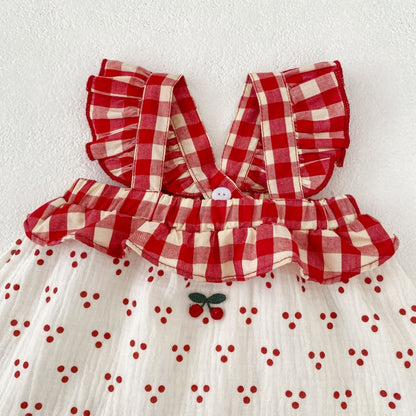 【BABY&KID】夏新作さくらんぼセットアップSK105409