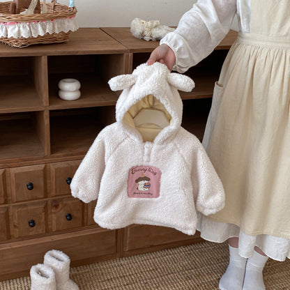 【BABY&KID】冬新作あったかワッペンフードトレーナーSK102527