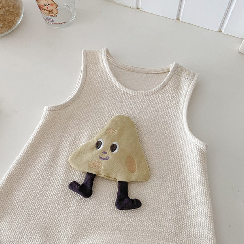 【BABY】チーズロンパース&ボーダーTシャツSK100415