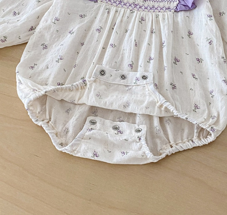 【BABY】小花柄総柄ロンパースSK103402