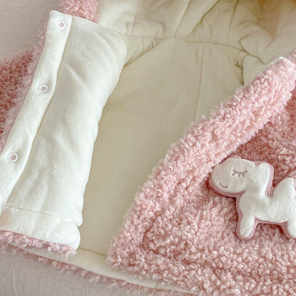 【BABY】冬新作ユニコーンあったか厚手ケープSK103116