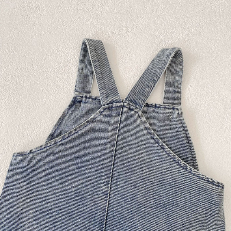 【BABY&KID】ポケット付きデニムサロペットSK100743