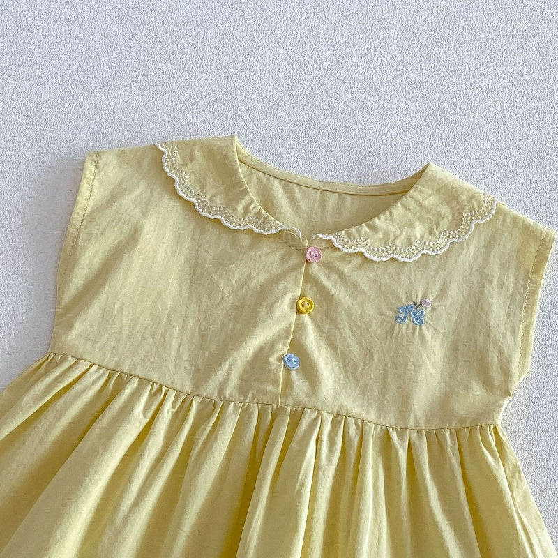 【BABY&KID】夏新作刺繍カートゥーンワンピースSK105522