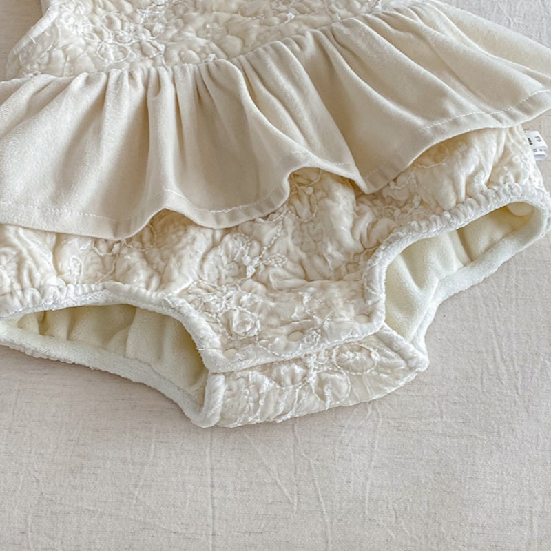 【BABY】冬新作ジャカードキルティングあったかカバーオールSK103006