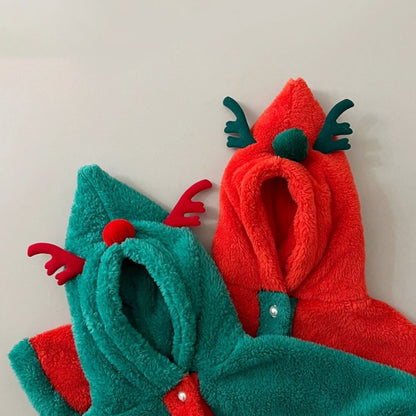 【BABY】トナカイ角ファーフードポンチョSK102812