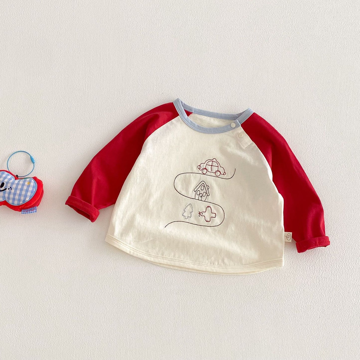 【BABY&KID】立体ドールカートゥーンサロペットパンツSK103520