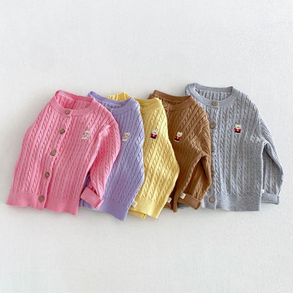 【BABY&KID】ケーブルニットカーディガンSK107205