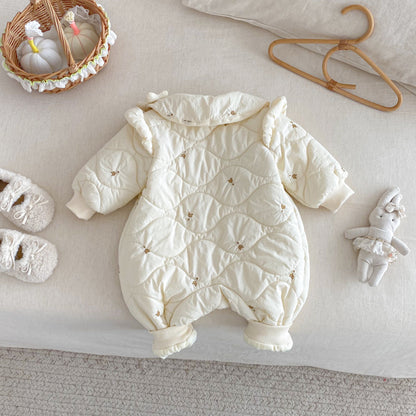 【BABY】冬新作刺繍入り中綿カバーオールSK102503
