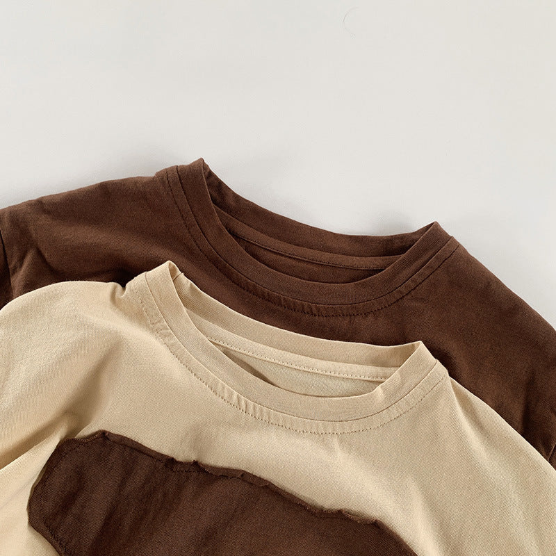 【BABY&KID】夏新作 クマプリントTシャツSK080807