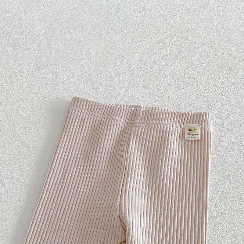 【BABY&KID】ラウンドネックフリル裾綿セットアップSK104307