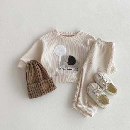 【BABY&KID】ぞうワッフルセットアップSK092717
