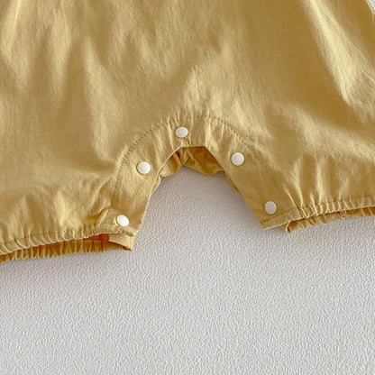 【BABY】夏新作大きめポケットサロペット＆フリル襟TシャツSK104510