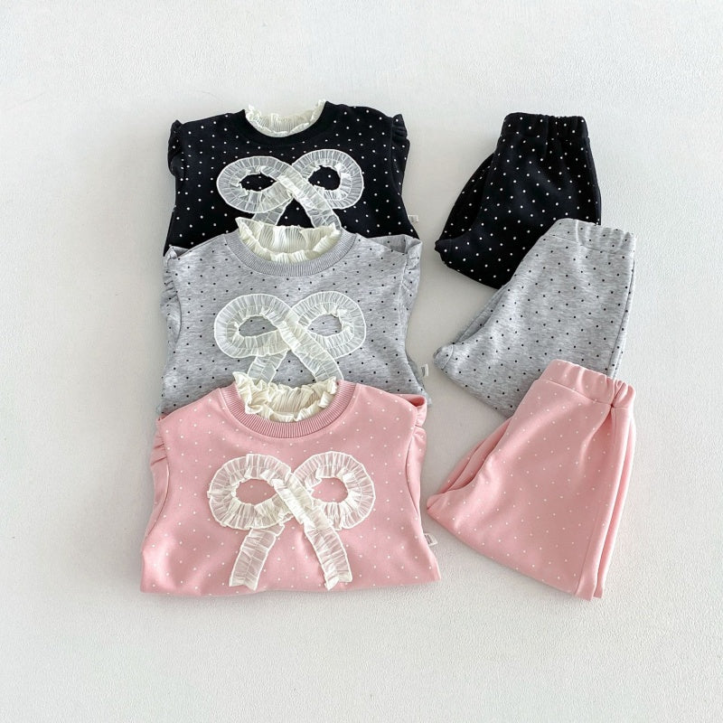 【BABY&KID】ドットフリルセットアップSK106612