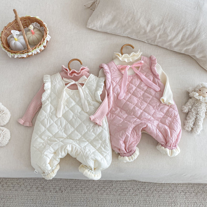 【BABY】キルティングノースリーブカバーオールSK102933
