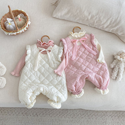 【BABY】キルティングノースリーブカバーオールSK102933