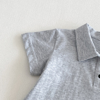 【BABY】夏新作カートゥーンワッペンTシャツ、ストライプショートパンツSK104808