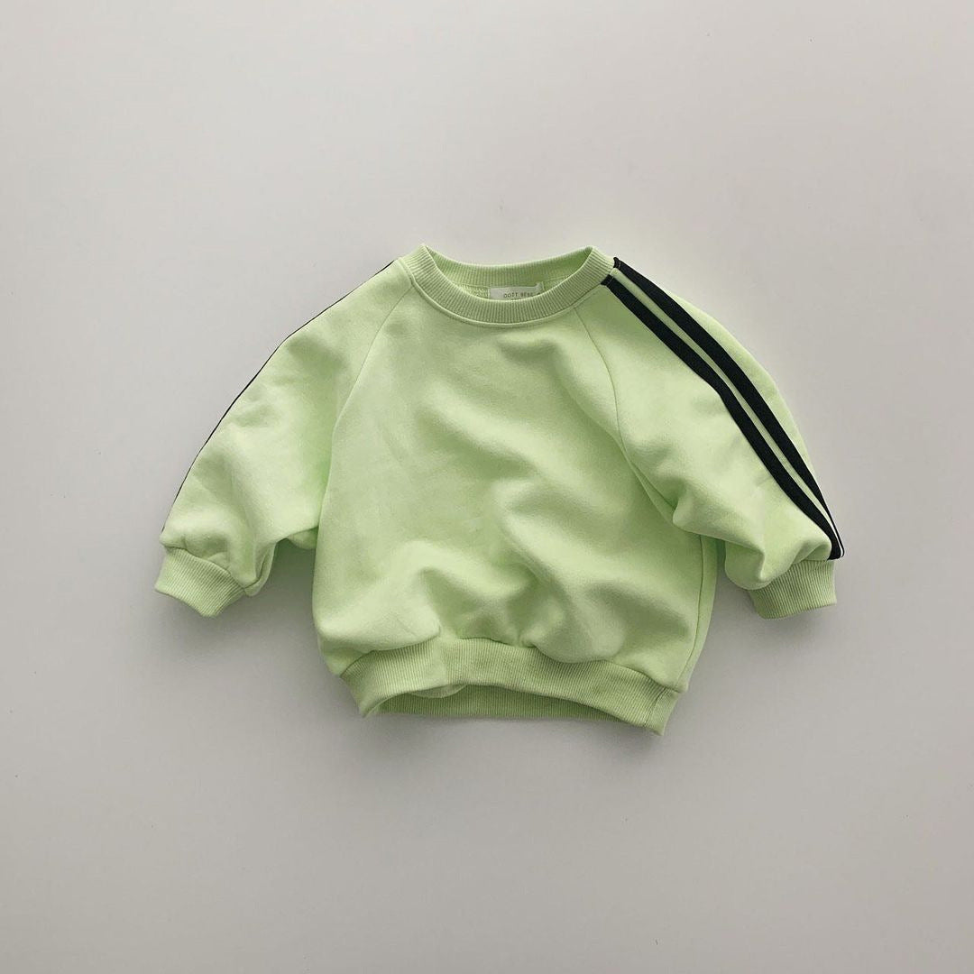 【BABY&KID】韓国風 カラーバリセットアップSK030310